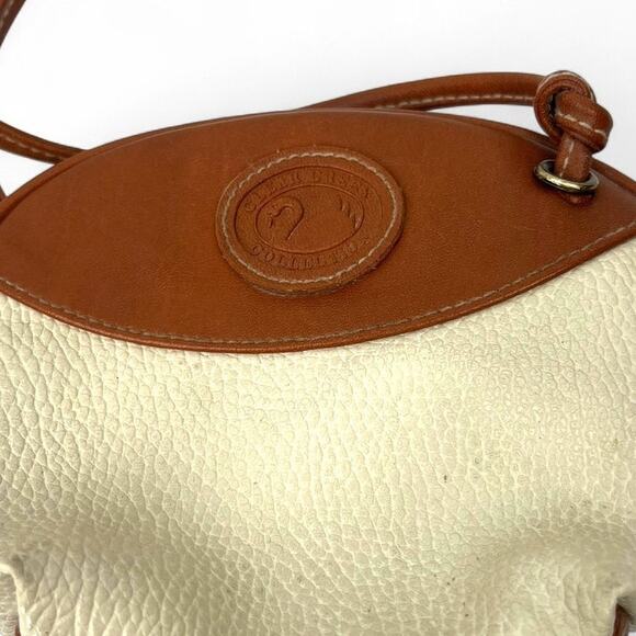 VINTAGE 80's Dooney & Bourke Crossbody Small Leather bag  duck logo &Accessories - Picture 4 of 8